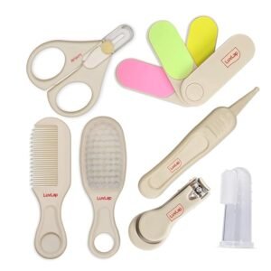 LuvLap 7In1, Portable Baby Grooming Kit for New Born Baby